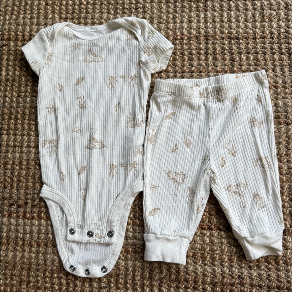 Carter's Cream Bodysuit Collection Soft Cotton One Pieces